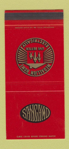 Matchbook Cover - Sangamo Electric Springfield IL Wattsecond WEAR 30 Stk SAMPLE