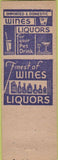 Matchbook Cover - John Shock Liquor Store Brooklyn NY Terrier