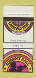 Matchbook Cover - New Orleans LA Jazz Museum Economy Hall 30 Stk SAMPLE