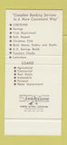 Matchbook Cover - Champaign National Bank Champaign IL 30 Stk SAMPLE