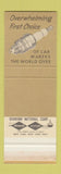 Matchbook Cover - Champion Spark Plugs SAMPLE