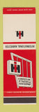 Matchbook Cover - International Harvester Tractors  SAMPLE