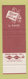 Matchbook Cover - Eagle Men's Clothes SAMPLE
