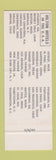 Matchbook Cover - Hilton Hotel Denver Colorado SAMPLE