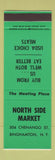 Matchbook Cover - North Side Market Binghamton NY SAMPLE