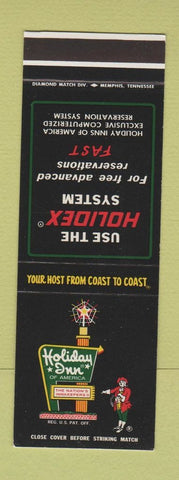 Matchbook Cover - Holiday Inn Clarksdale MS SAMPLE