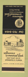 Matchbook Cover - Springfield Commercial Bank FL SAMPLE