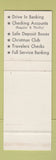 Matchbook Cover - Springfield Commercial Bank FL SAMPLE