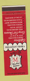 Matchbook Cover - Maryland Kitchens St Louis MO locations SAMPLE