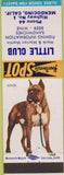 Matchbook Cover - Little Club Mendocino CA Boxer