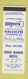 Matchbook Cover - Ridge Manor Motel North Dade City FL SAMPLE