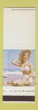 Matchbook Cover - Diamond Match Pinup girl on beach SAMPLE