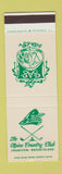 Matchbook Cover - Alpine Country Club Cranston RI  SAMPLE
