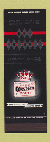 Matchbook Cover - Best Western Diamond Inn Wichita KS SAMPLE