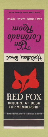 Matchbook Cover - Holiday Inn Houston TX Red Fox Coronado Room SAMPLE