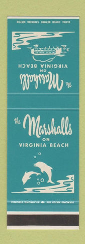 Matchbook Cover - Marshalls Virginia Beach VA SAMPLE