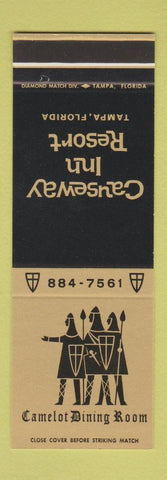Matchbook Cover - Causeway Inn Resort Tampa FL SAMPLE