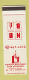 Matchbook Cover - National Boulevard Bank Chicago IL SAMPLE