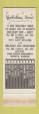 Matchbook Cover - Holiday Inn Wichita KS SAMPLE