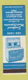 Matchbook Cover - Southwest Music Corp Juke Box Jamestown NY SAMPLE