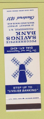 Matchbook Cover - Pughkeepsie Savings Bank NY SAMPLE