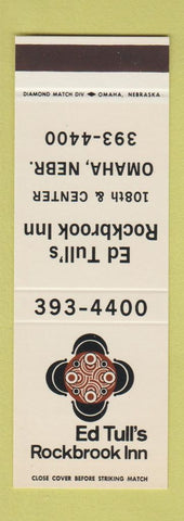 Matchbook Cover - Ed Tull's Rockbrook Inn Omaha NE SAMPLE