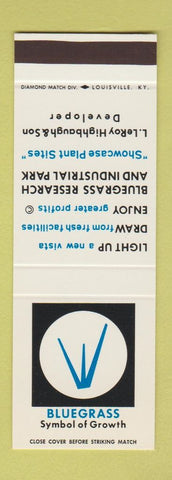 Matchbook Cover - Bluegrass Research Industrial Park Louisville KY SAMPLE