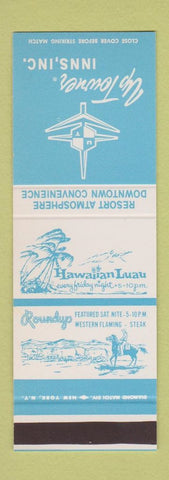 Matchbook Cover - Up Towner Inns  SAMPLE