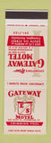 Matchbook Cover - Gateway Motel Covington KY SAMPLE