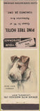 Matchbook Cover - Pine Tree Hotel Toronto ON Wire Hair Terrier