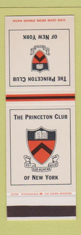 Matchbook Cover - Princeton Club of New York City SAMPLE