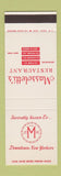 Matchbook Cover - Massoletti's New York City restaurant SAMPLE
