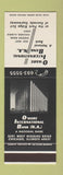 Matchbook Cover - O'Hare International Bank Chicago IL SAMPLE