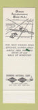 Matchbook Cover - O'Hare International Bank Chicago IL SAMPLE
