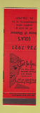Matchbook Cover - Lola's House of Glamour Salon Barboursville WV MISCUT SAMPLE