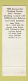 Matchbook Cover - Fairfield National Bank MA? SAMPLE