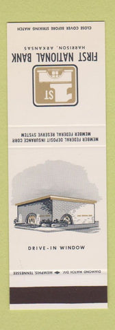 Matchbook Cover - First National Bank Harrison AR SAMPLE