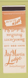 Matchbook Cover - Abe Martin Lodge Nashville IN Brown County State Park SAMPLE