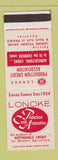 Matchbook Cover - Lonoke Production Credit Pulaski Saline County AR SAMPLE