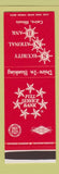 Matchbook Cover - Security National Bank Cairo IL SAMPLE