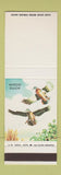 Matchbook Cover - Wood Duck Stock Image BLANK SAMPLE