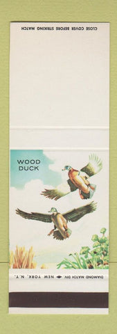 Matchbook Cover - Wood Duck Stock Image BLANK SAMPLE