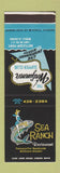 Matchbook Cover - Sea Ranch Restaurant Mobile AL girlie Windjammer SAMPLE
