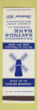 Matchbook Cover - Poughkeepsie Savings Bank NY SAMPLE