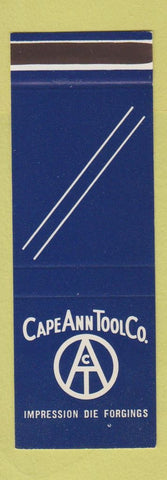 Matchbook Cover - Cape Ann Tool Company Pigeon Cove MA SAMPLE