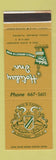 Matchbook Cover - Holiday Inn Ben B Gaines Coral Gables FL WEAR SAMPLE