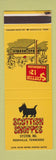 Matchbook Cover - Scottish Shoppes System Hamburgers Nashville TN WEAR SAMPLE