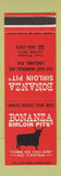 Matchbook Cover - Bonanza Sirloin Pit Lakeland FL SAMPLE