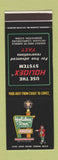 Matchbook Cover - Holiday Inn Morgantown WV SAMPLE