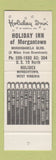 Matchbook Cover - Holiday Inn Morgantown WV SAMPLE